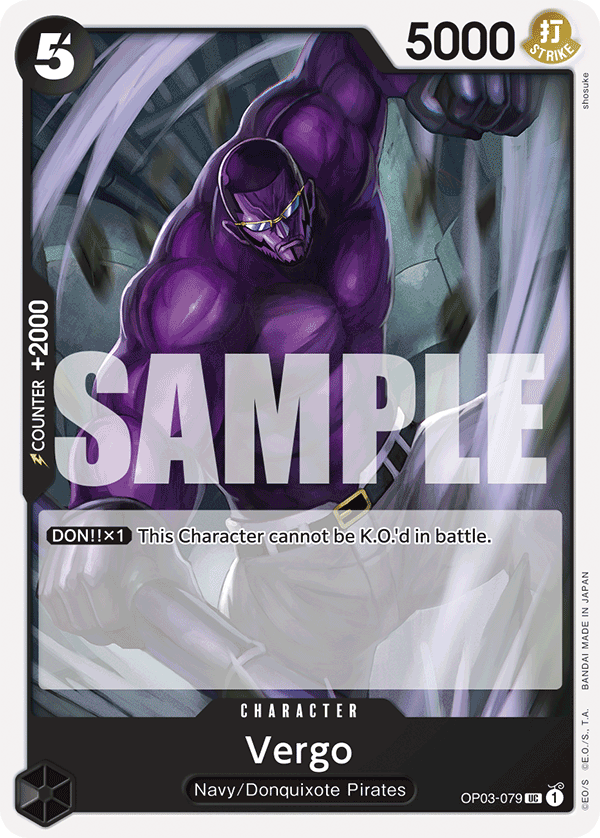 Vergo One Piece TCG Card
