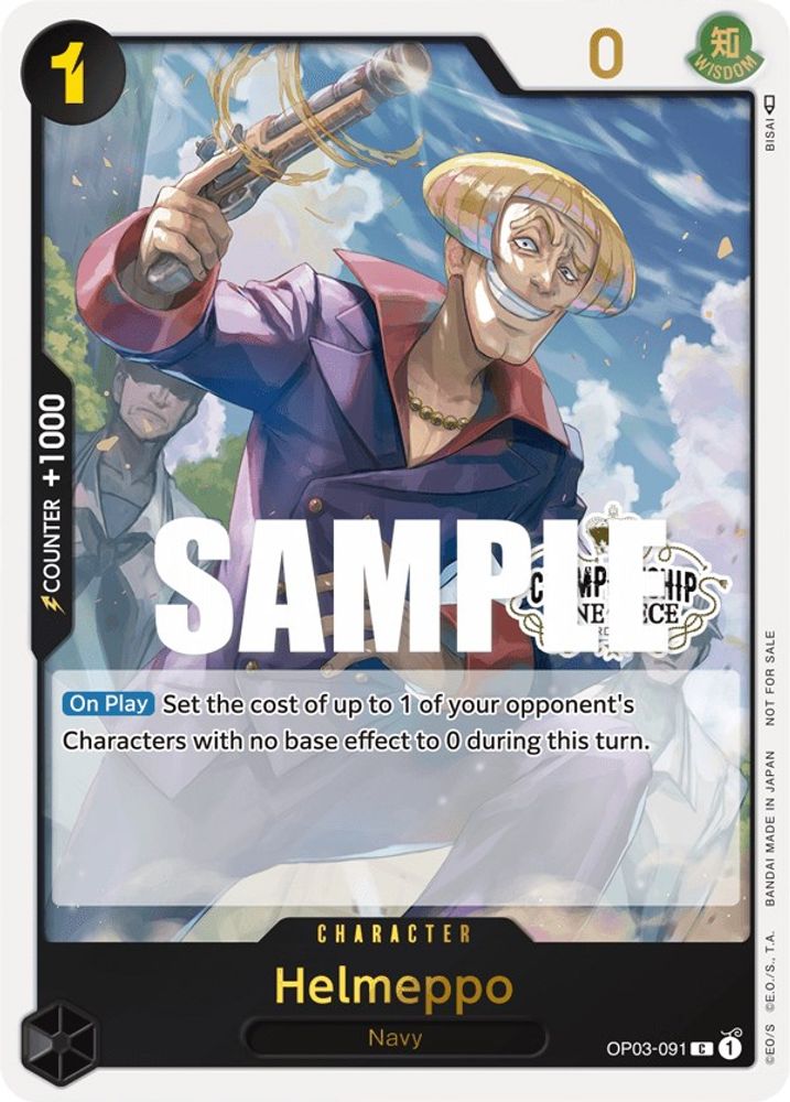 Helmeppo One Piece TCG Card