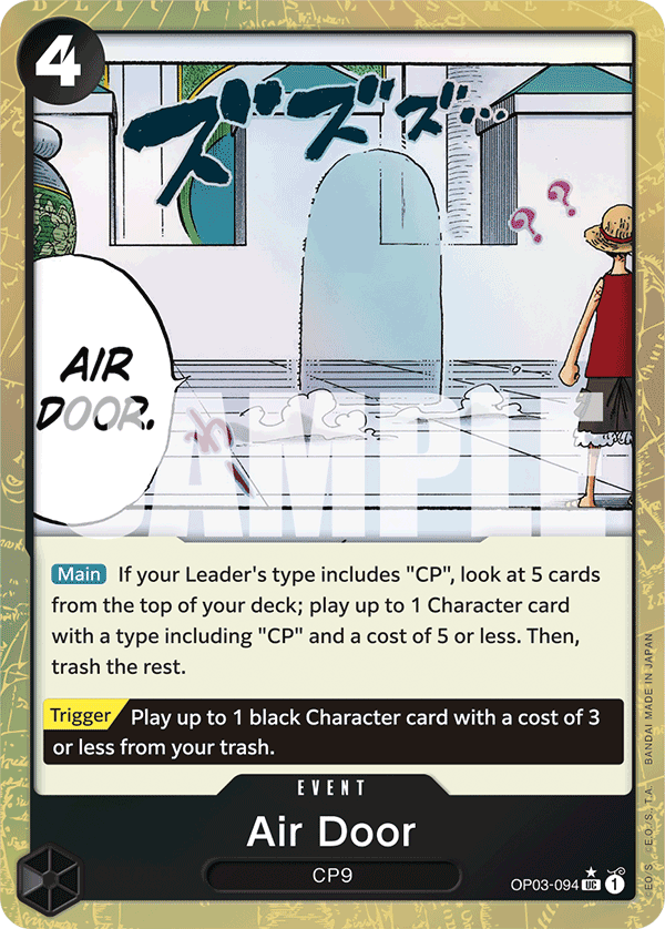 Air Door One Piece TCG Card