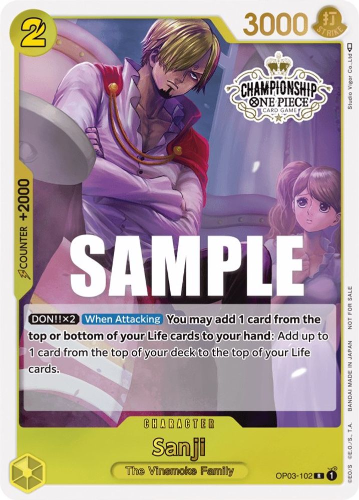 Sanji One Piece TCG Card