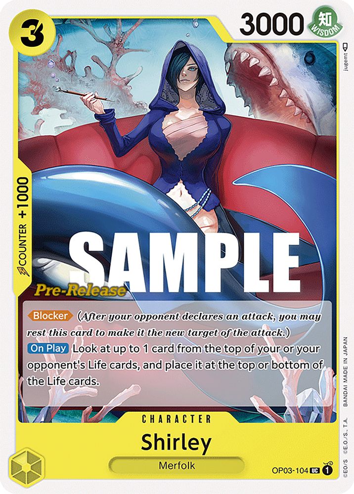 Shirley One Piece TCG Card
