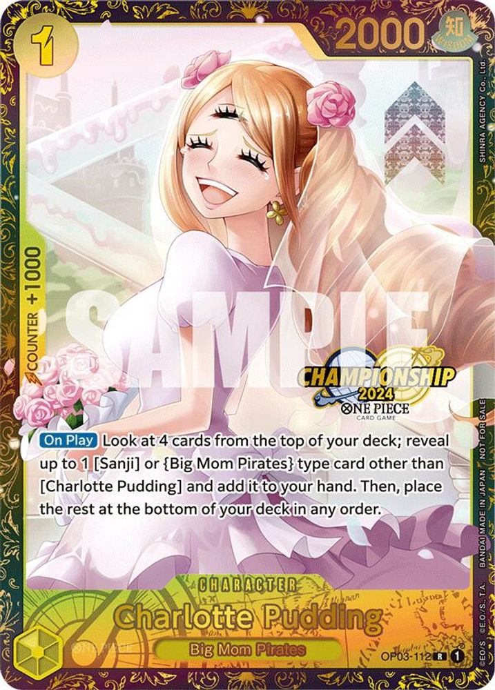 Charlotte Pudding One Piece TCG Card