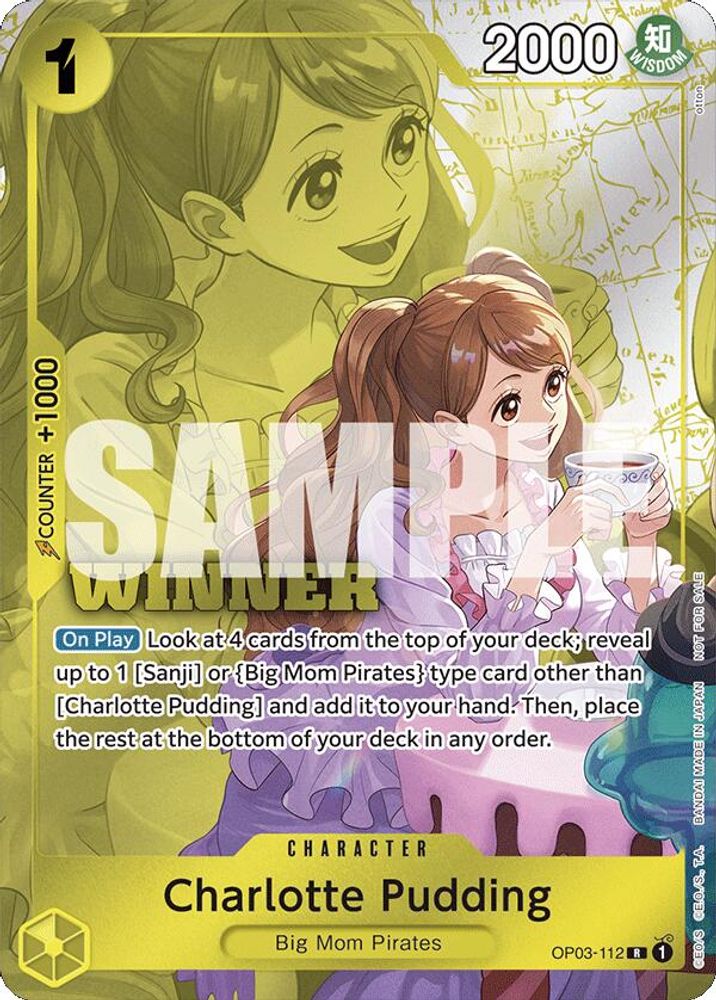 Charlotte Pudding One Piece TCG Card