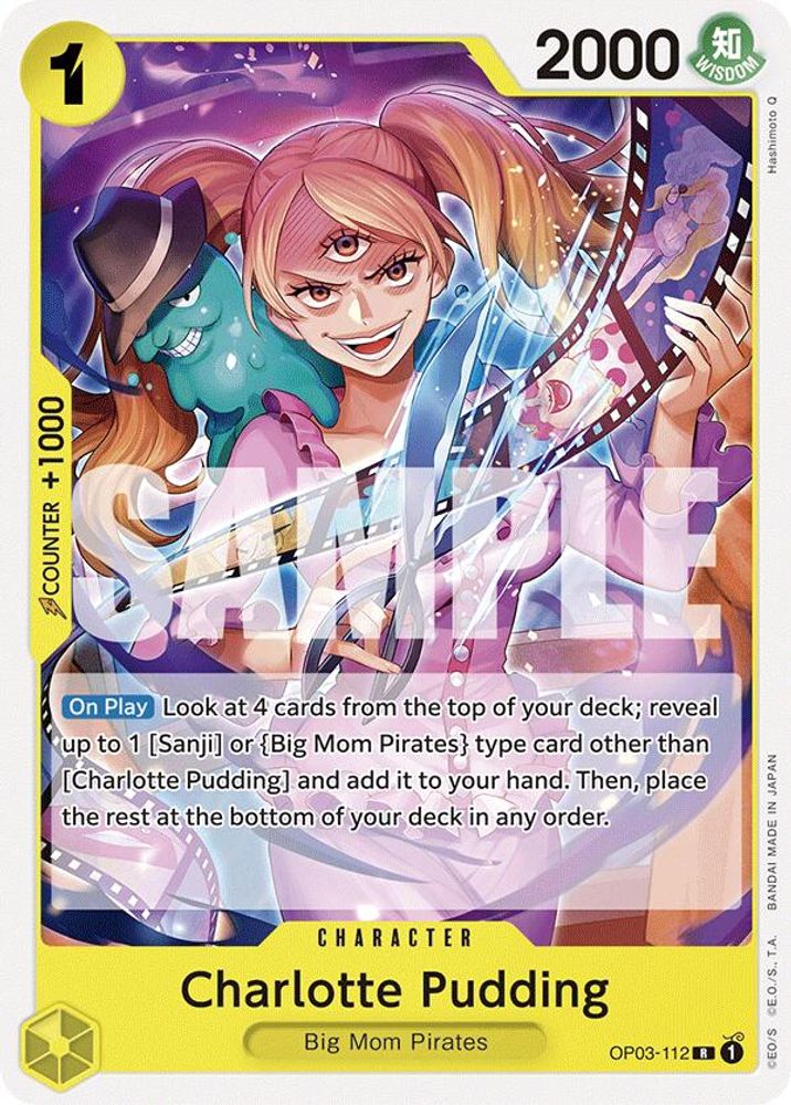 Charlotte Pudding One Piece TCG Card