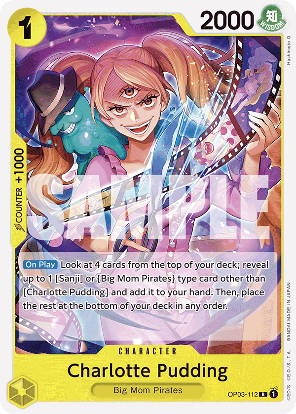 Charlotte Pudding One Piece TCG Card