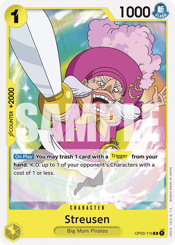 Streusen One Piece TCG Card