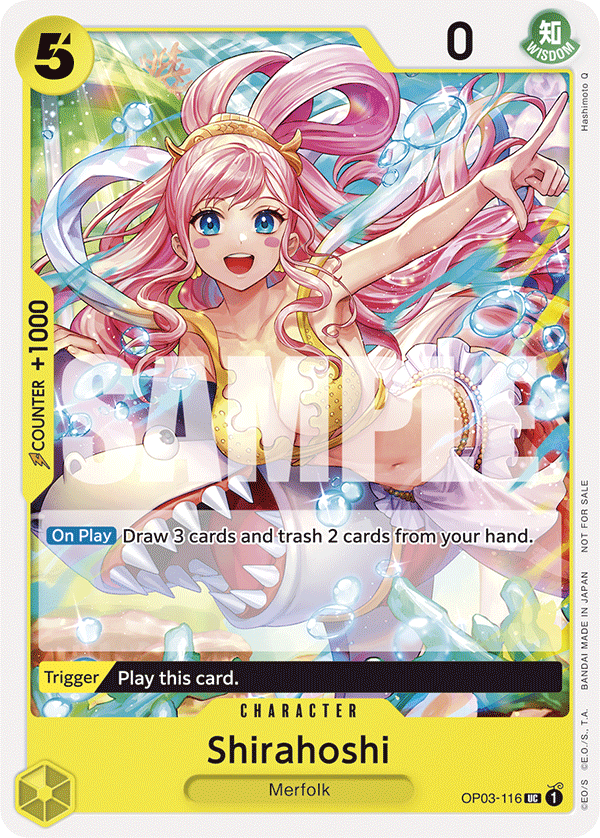 Shirahoshi (Parallel) One Piece TCG Card