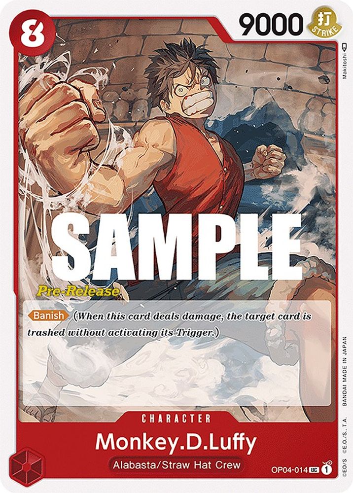 Monkey.D.Luffy One Piece TCG Card