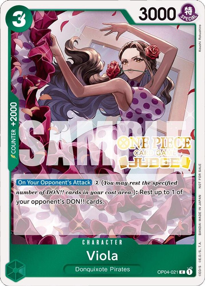Viola One Piece TCG Card