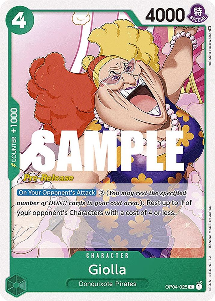 Giolla One Piece TCG Card