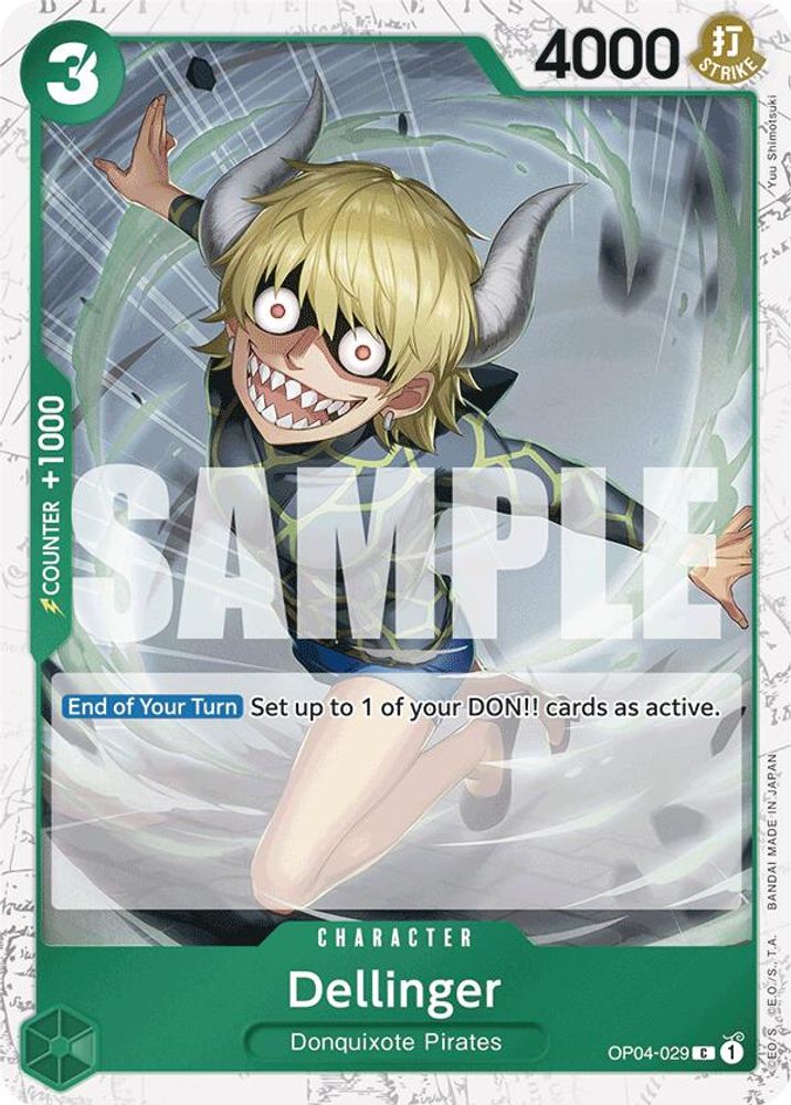 Dellinger One Piece TCG Card