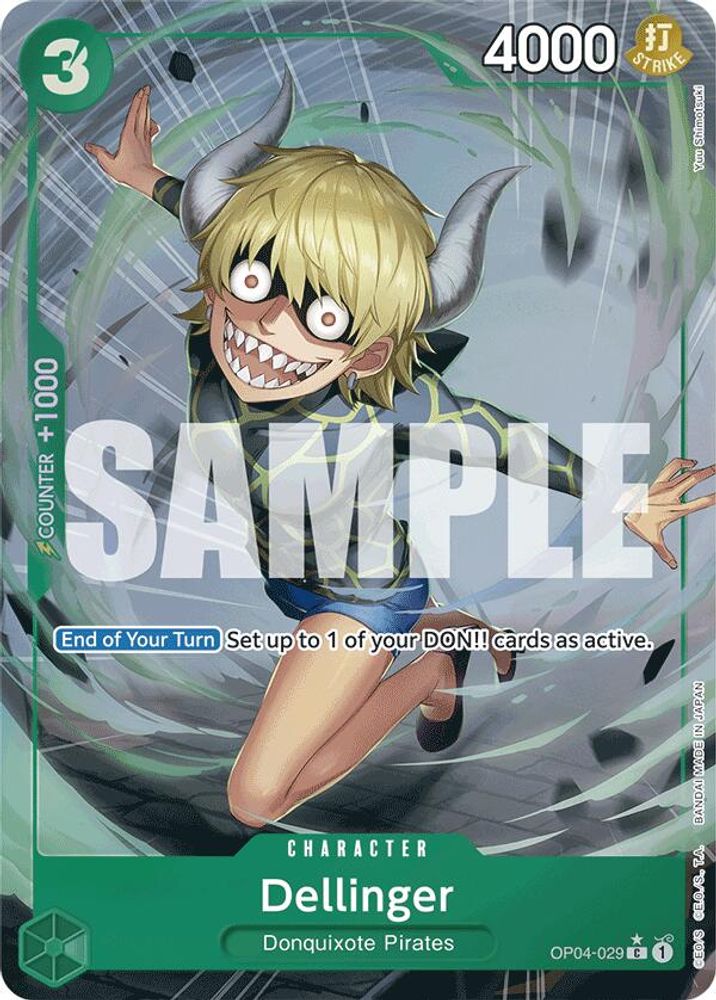 Dellinger One Piece TCG Card