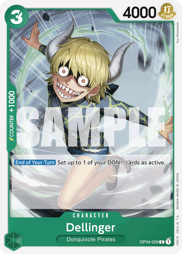 Dellinger One Piece TCG Card