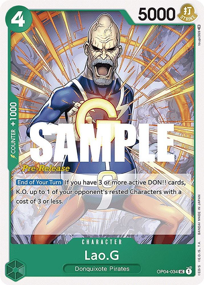 Lao.G One Piece TCG Card