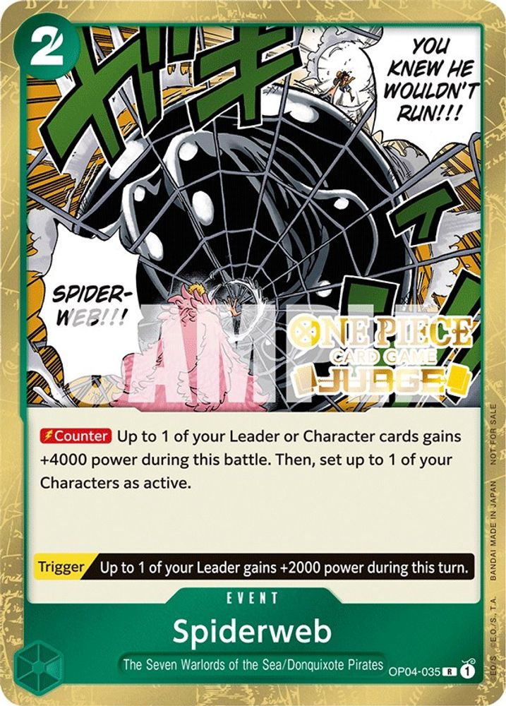 Spiderweb One Piece TCG Card