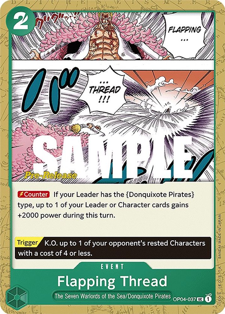 Flapping Thread One Piece TCG Card
