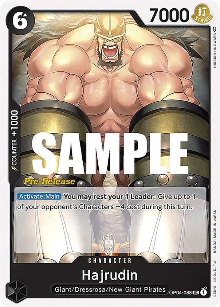 Hajrudin One Piece TCG Card