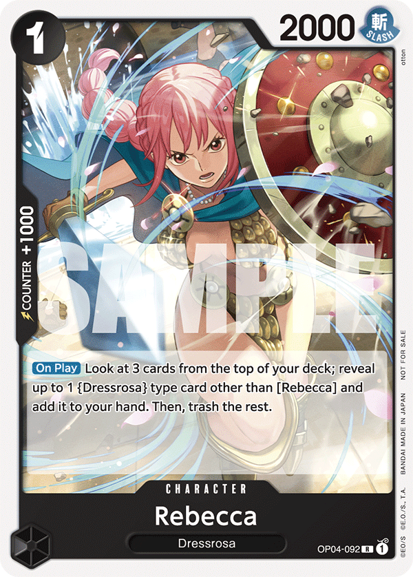 Rebecca One Piece TCG Card