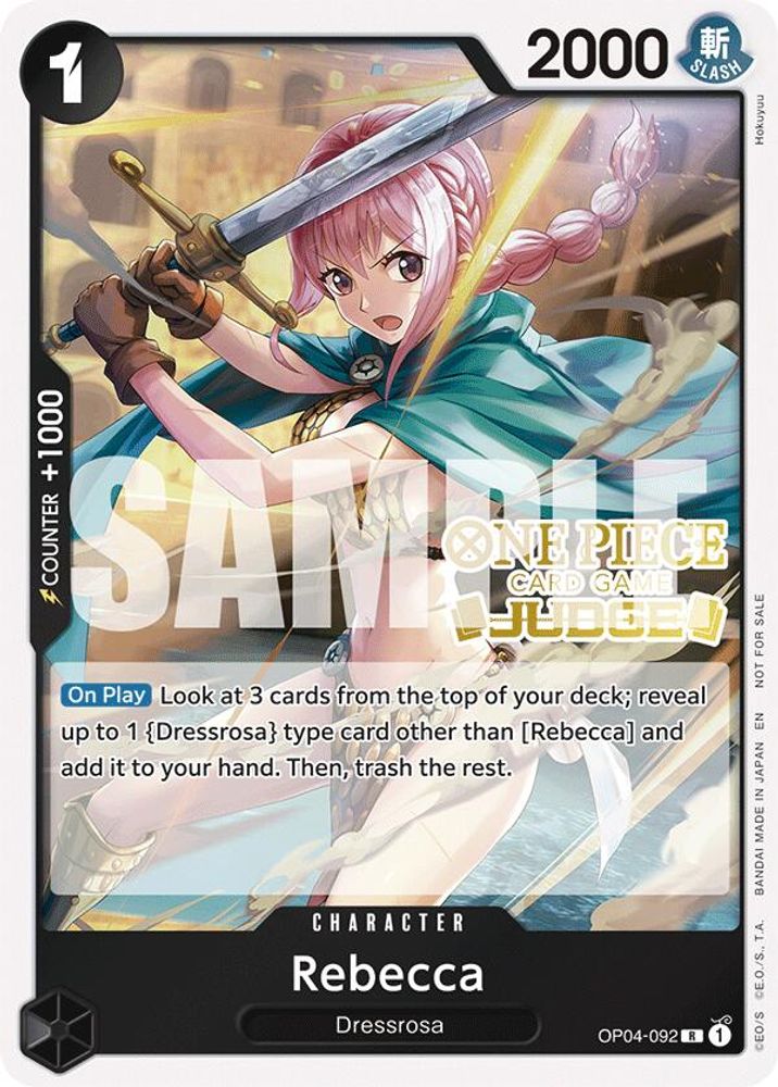 Rebecca One Piece TCG Card