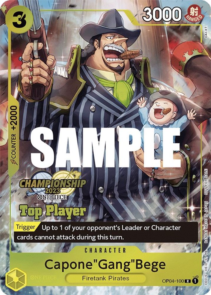 Capone"Gang"Bege One Piece TCG Card