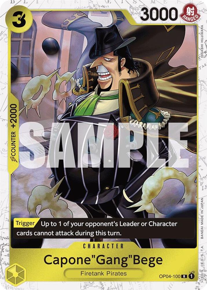Capone"Gang"Bege One Piece TCG Card
