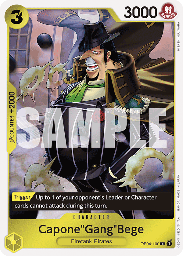 Capone"Gang"Bege One Piece TCG Card