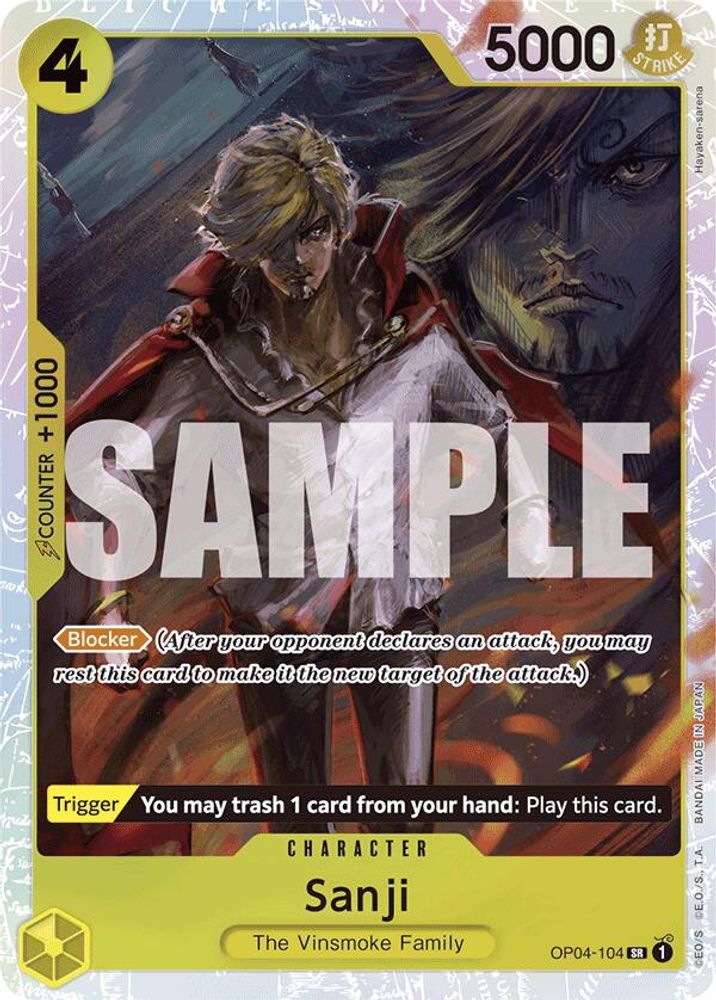 Sanji One Piece TCG Card