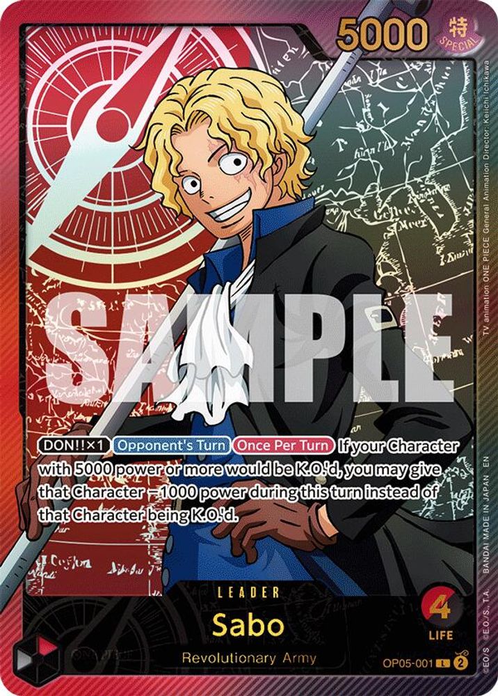 Sabo One Piece TCG Card