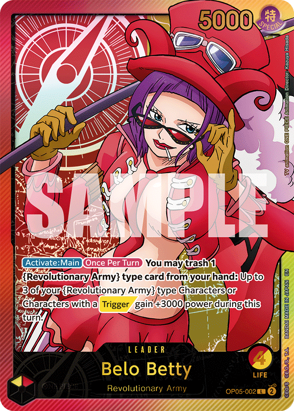 Belo Betty One Piece TCG Card