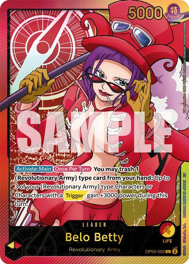 Belo Betty One Piece TCG Card