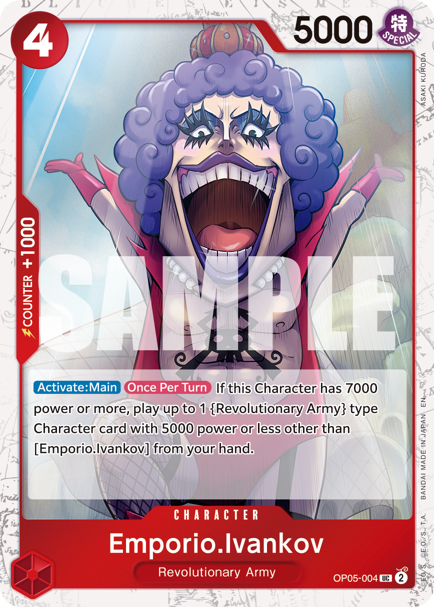 Emporio.Ivankov One Piece TCG Card