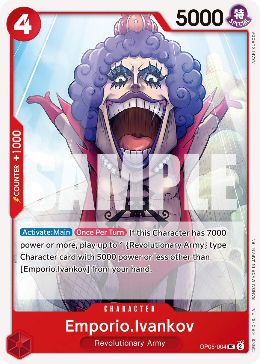Emporio.Ivankov One Piece TCG Card