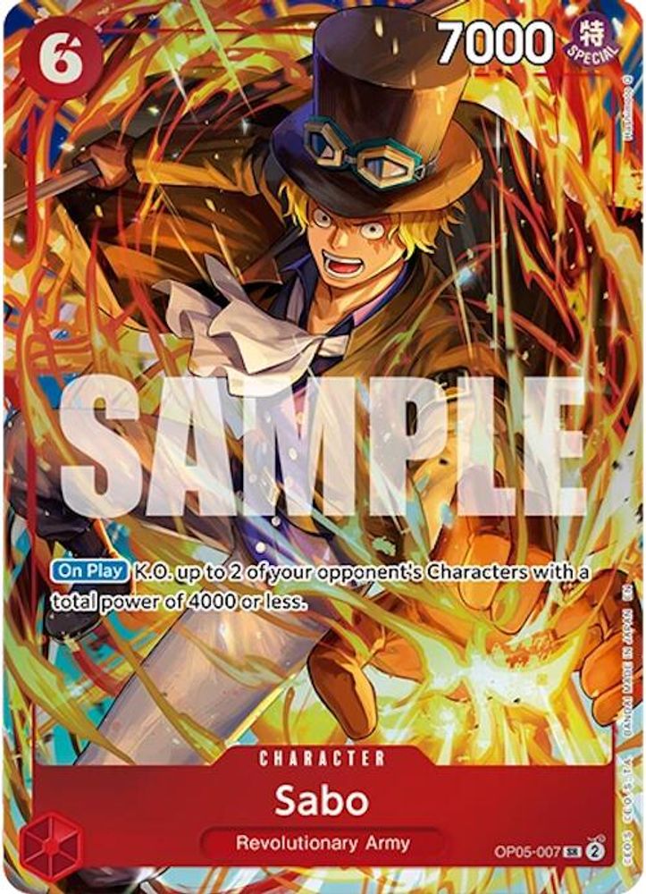 Sabo One Piece TCG Card