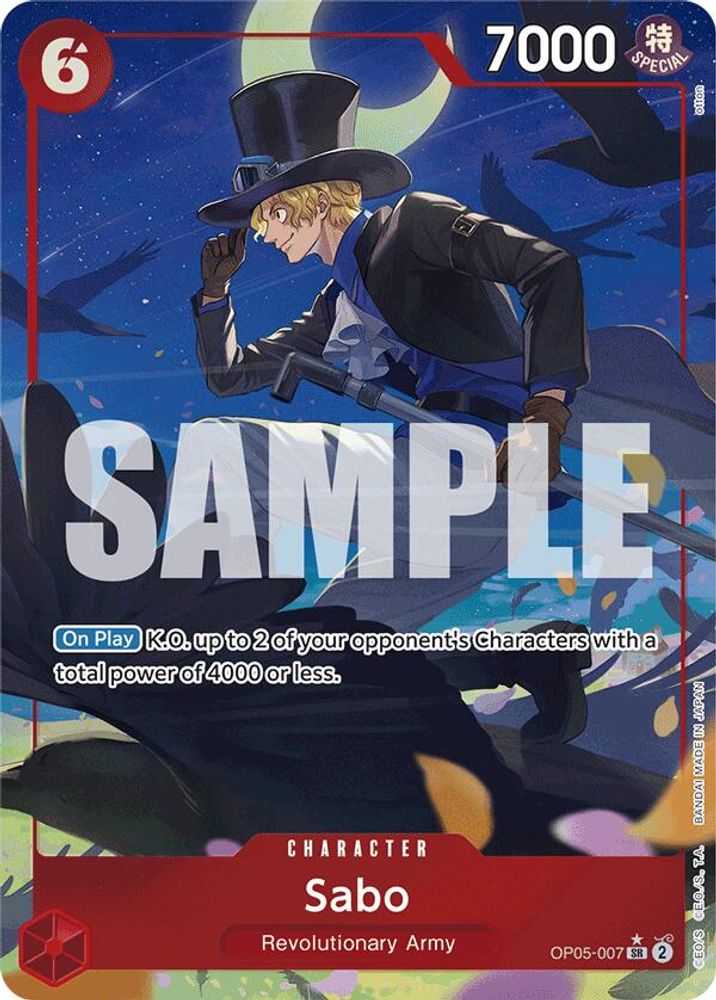 Sabo One Piece TCG Card