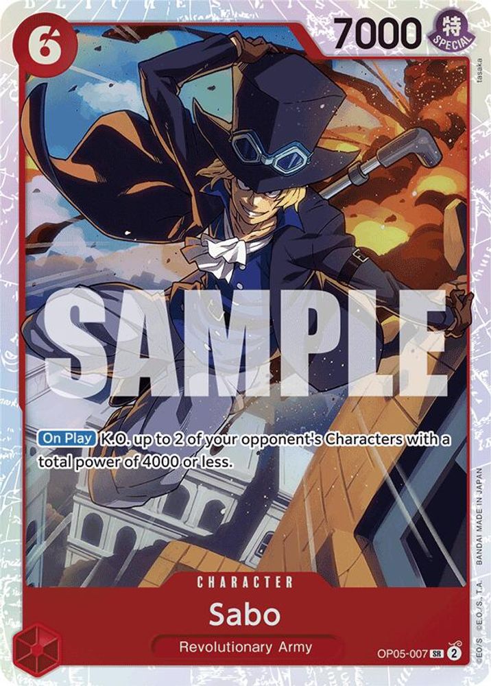 Sabo One Piece TCG Card