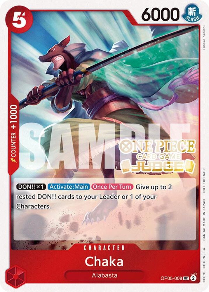 Chaka One Piece TCG Card