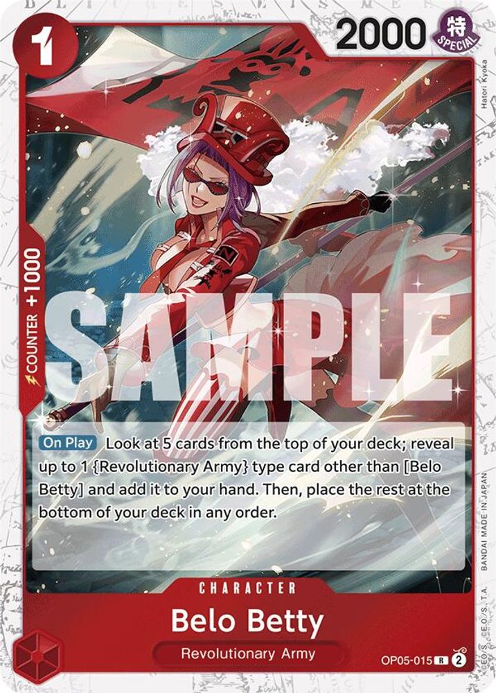 Belo Betty One Piece TCG Card