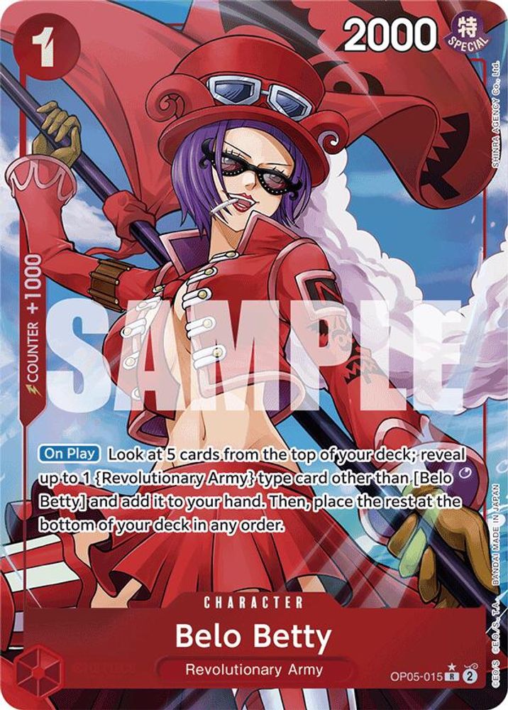 Belo Betty One Piece TCG Card