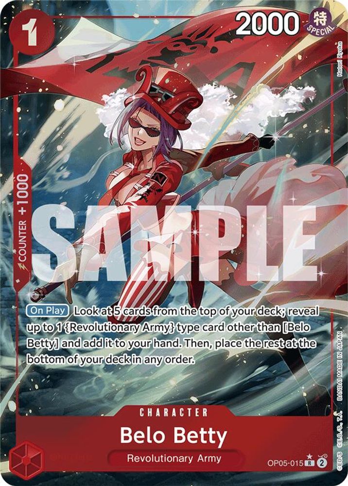Belo Betty One Piece TCG Card