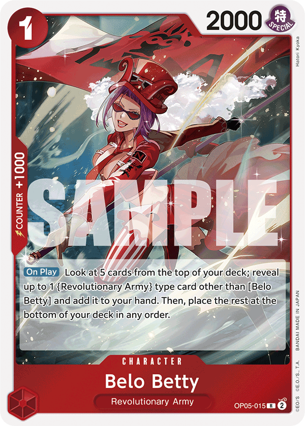 Belo Betty One Piece TCG Card
