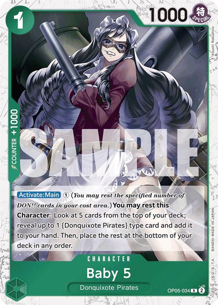 Baby 5 One Piece TCG Card