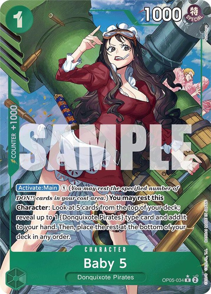 Baby 5 One Piece TCG Card
