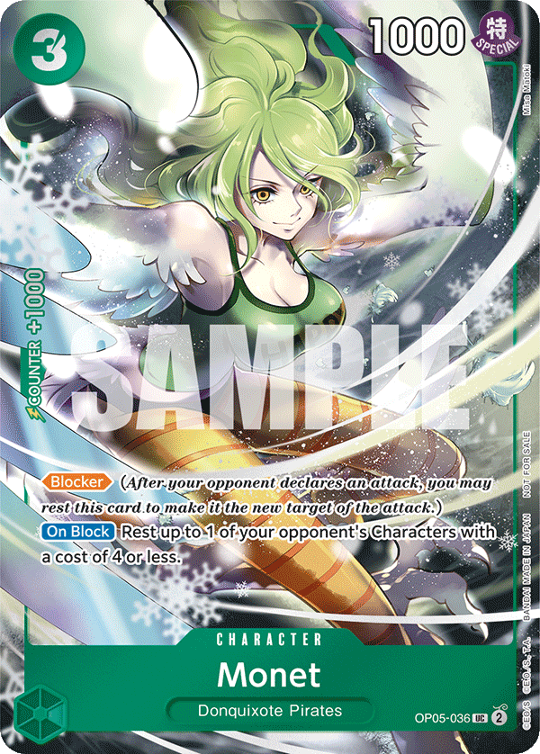 Monet One Piece TCG Card