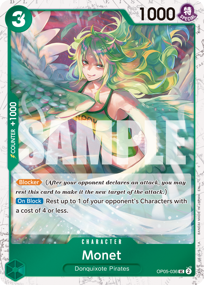 Monet One Piece TCG Card