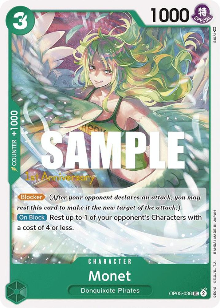 Monet One Piece TCG Card