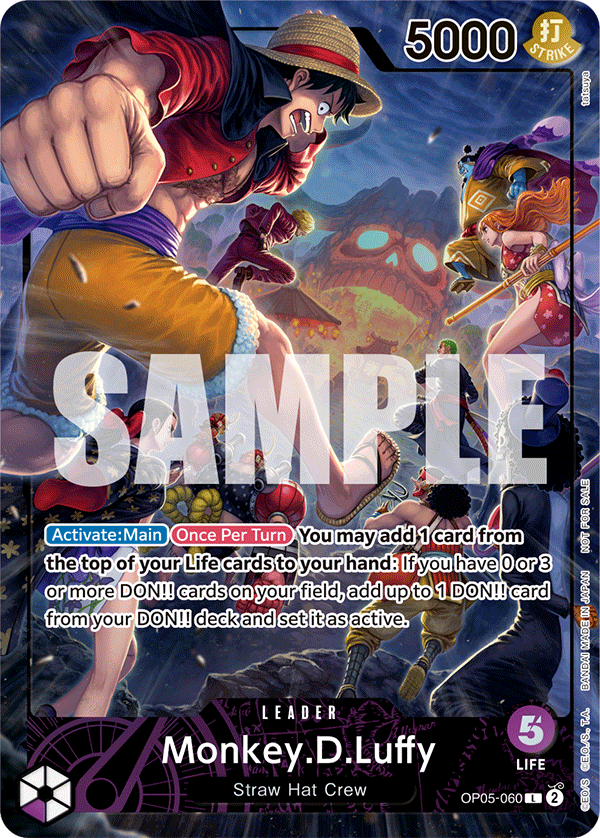 Monkey.D.Luffy One Piece TCG Card