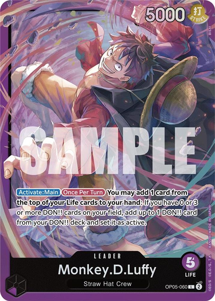 Monkey.D.Luffy One Piece TCG Card