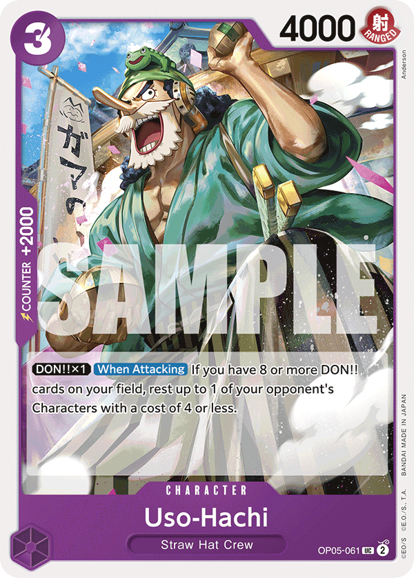 Uso-Hachi One Piece TCG Card