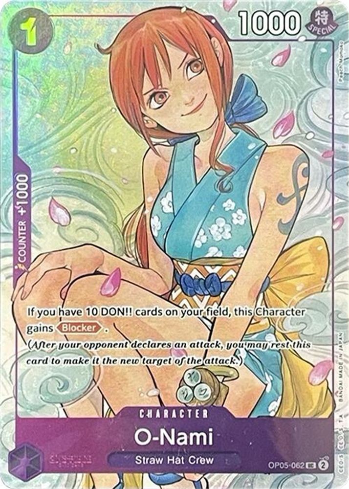 O-Nami One Piece TCG Card