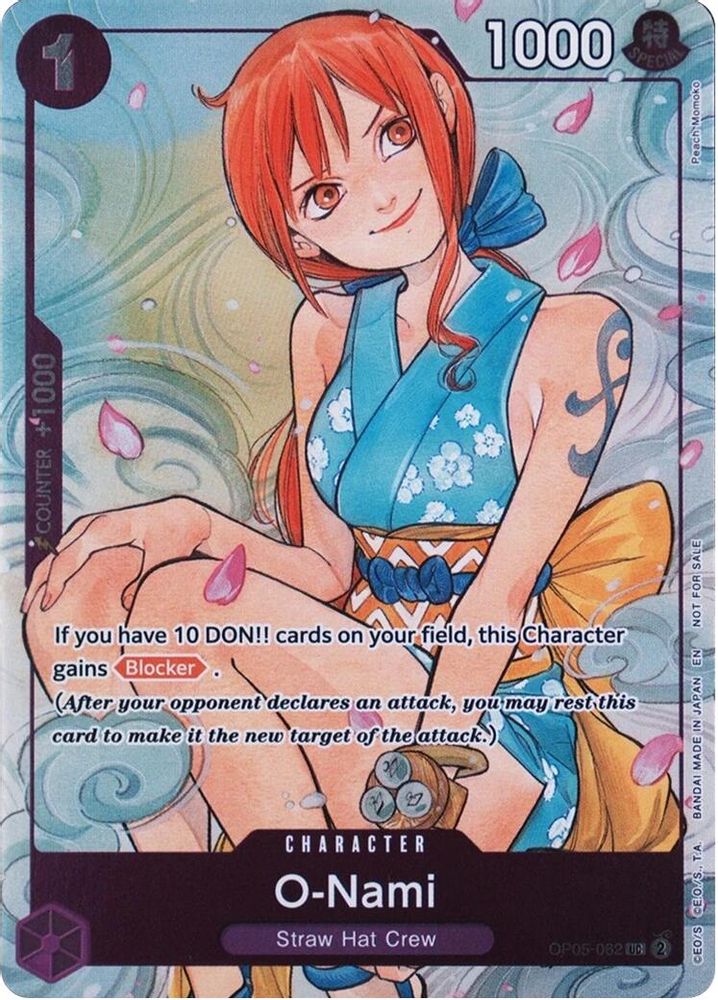 O-Nami One Piece TCG Card